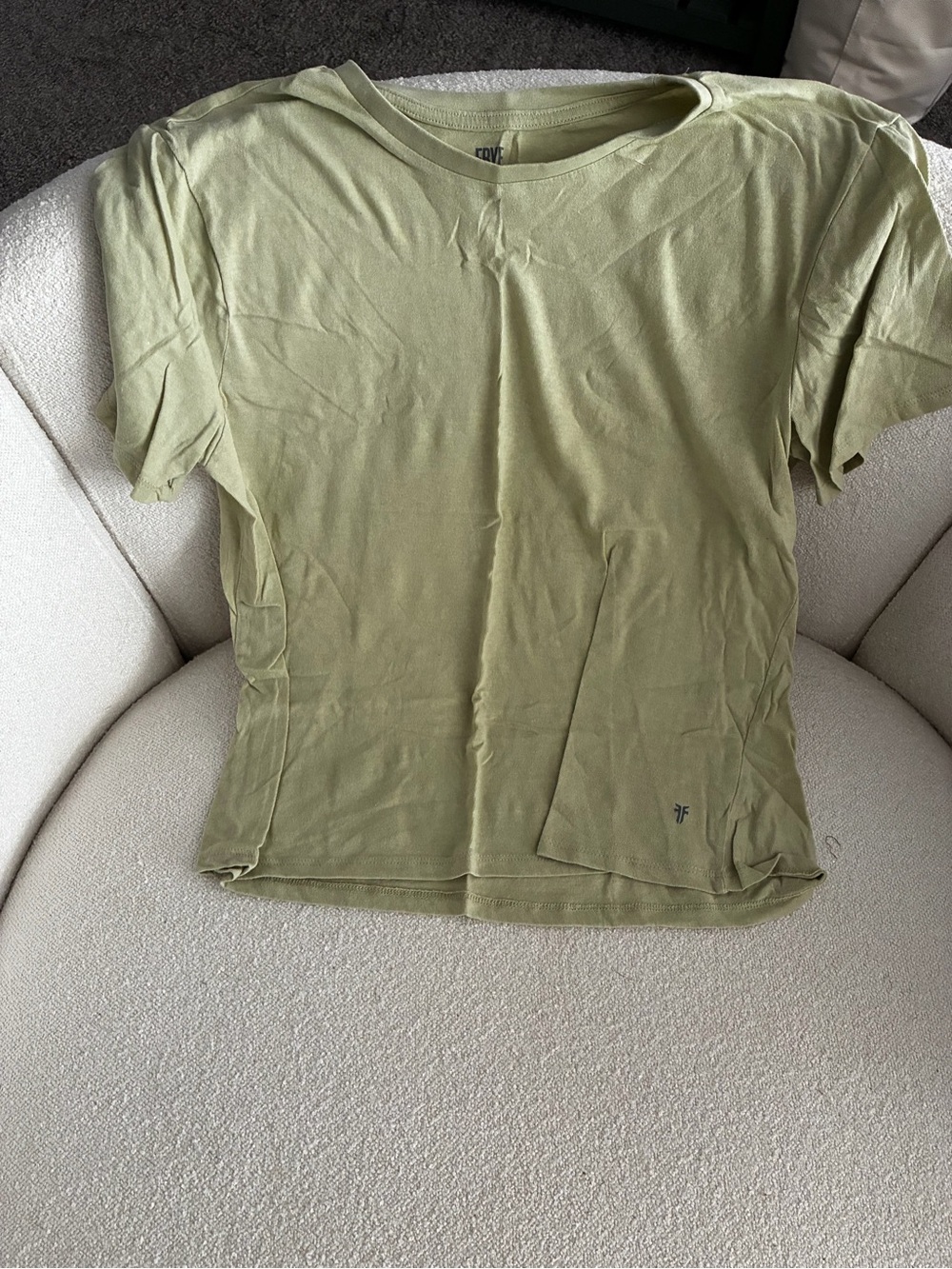 Frye Olive Short Sleeve Crew Tee